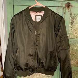 GAP Dark Green Bomber Jacket